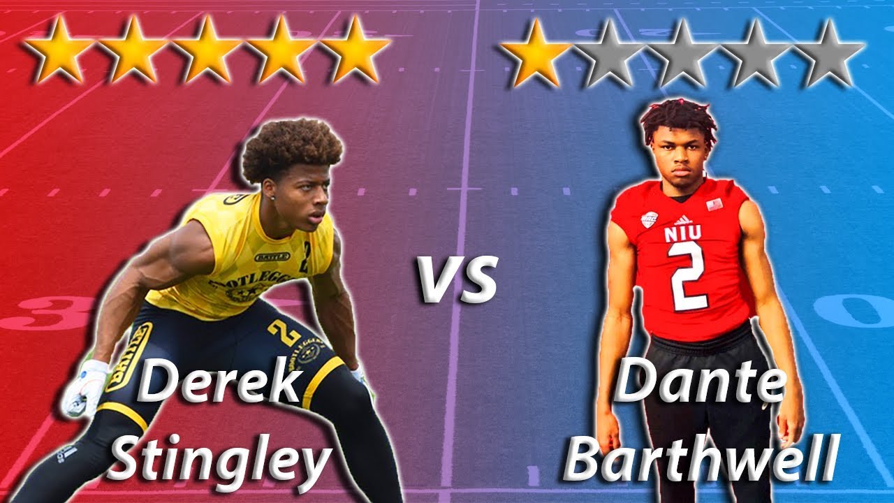 5 Star Cornerback vs 1 Star Cornerback Sharpe Sports YouTube