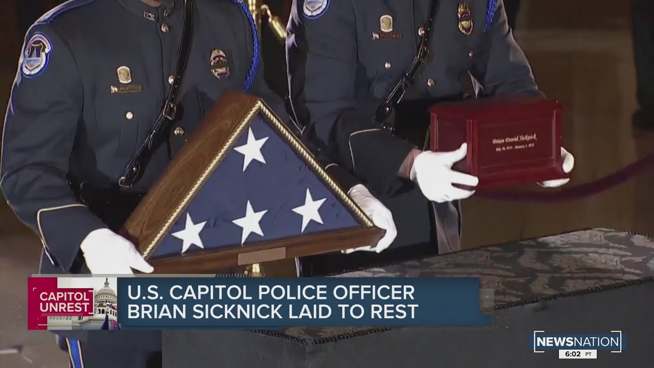 U.S. Capitol Police Officer Brian Sicknick laid to rest