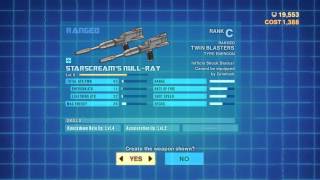 Transformers Devastation - Possession The Ark Synthesize Starscreams Null-Ray Guns Cryo Sword
