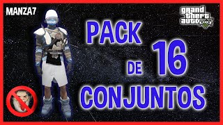 Gta Pack De 16 Conjuntos Modeados Personaje Masculino