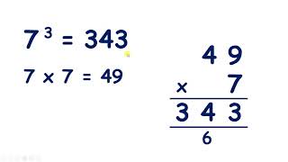 Find cube numbers using multiplication