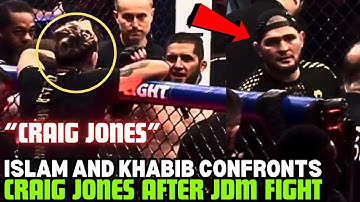 Islam Makhachev And Khabib CONFRONTS Craig Jones After Jack Della Maddalena Fight