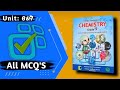 MCQ'S OF UNIT 8&9 II Class 9th Chemistry II National book foundation
