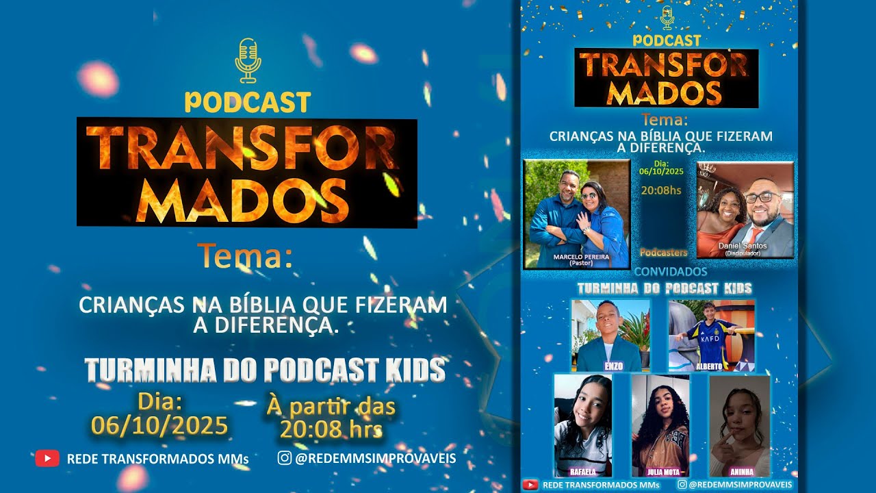 CRIANÇAS NA BÍBLIA QUE FIZERAM A DIFERENÇA - Podcast #053 - YouTube