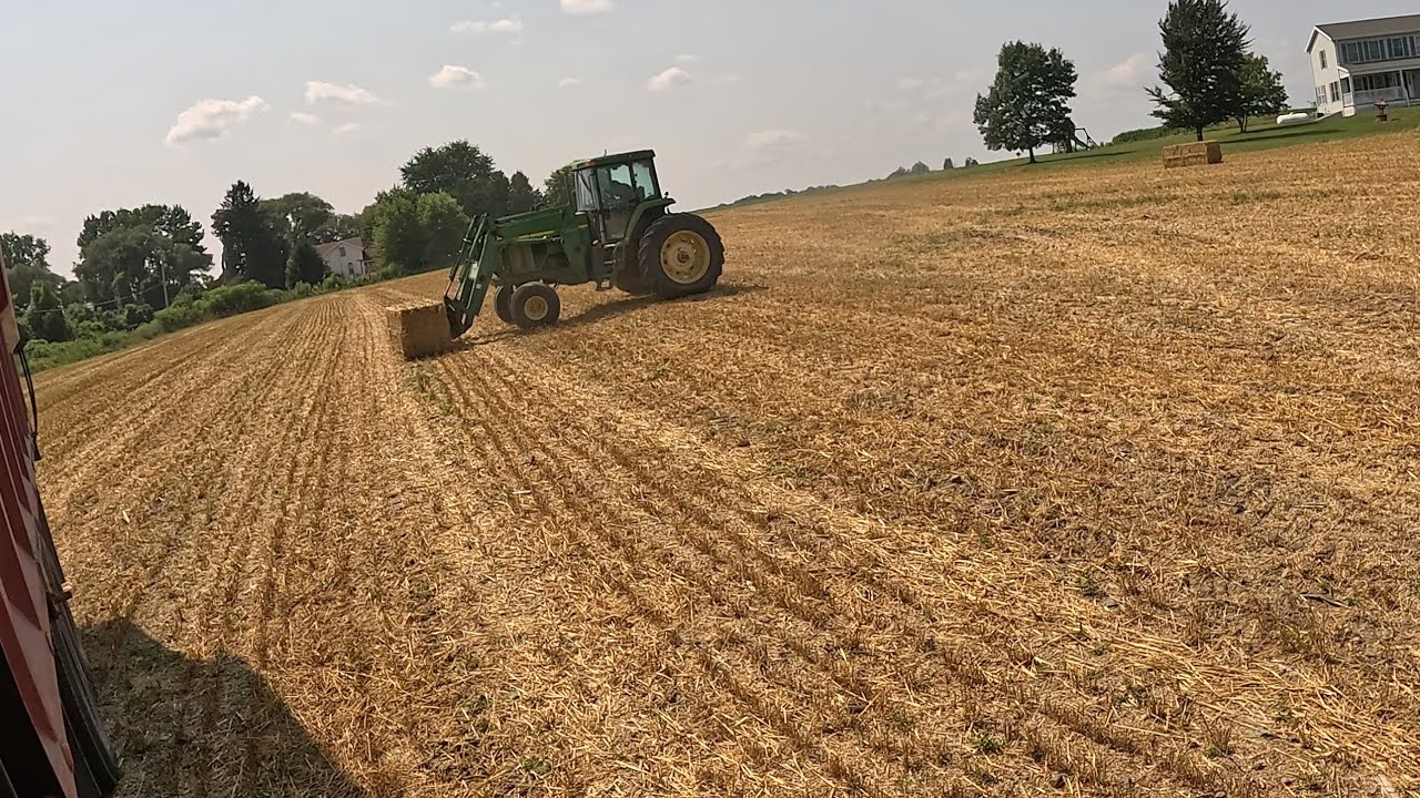 Trying to combine,hauling bales etc.