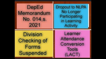 DepEd Memo 014,s 2021