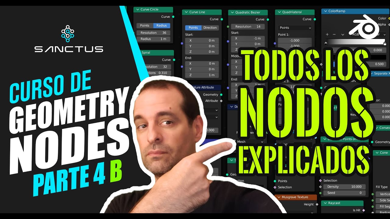 Introducción a Geometry Nodes Parte 4 B - Blender en Español - YouTube