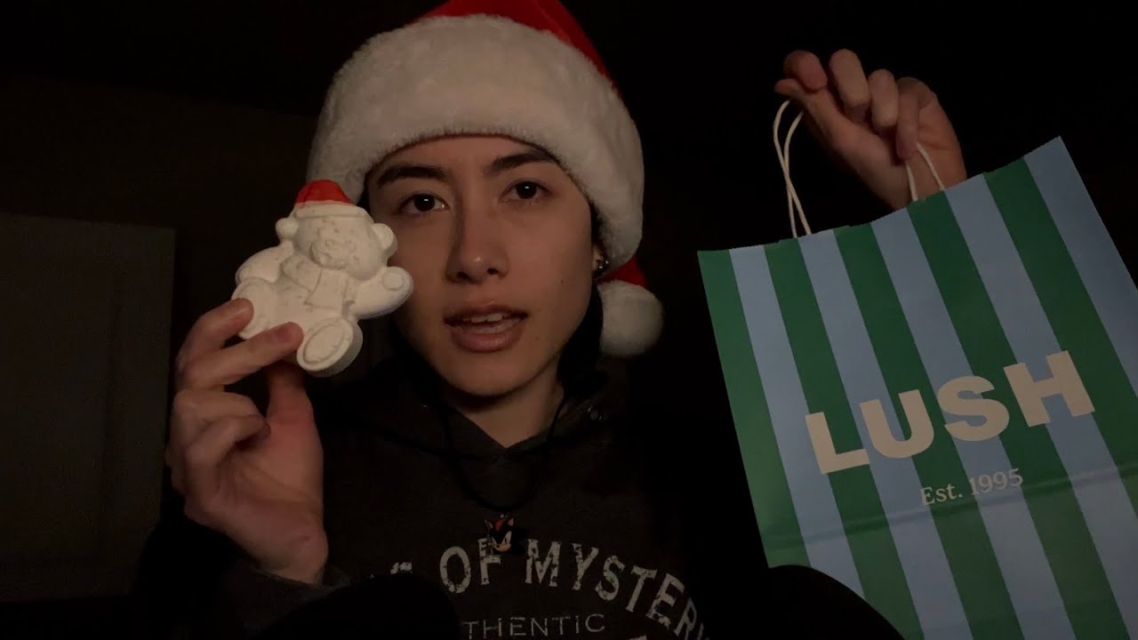 LUSH Haul with taps and lid sounds! ASMR