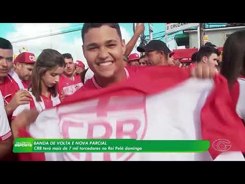 Banda de volta e parcial de 7 mil ingressos vendidos para CRB x Botafogo-SP - 16/10/2026