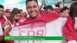 Banda de volta e parcial de 7 mil ingressos vendidos para CRB x Botafogo-SP - 16/10/2026