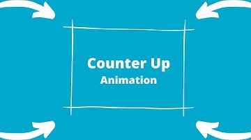 Counter Up Animation using jQuery