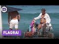 Grvida atriz jennifer nascimento faz rara apario com marido na praia
