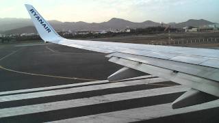 TAKE OFF Gran Canaria while other aircraft is landing 12.11