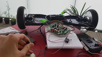 Hacked Hoverboard firmware - 1st test run