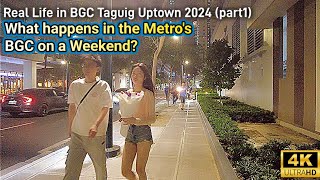 What Happens in the famous BGC on a Weekend? Walk in BGC Uptown 2024 (part 1)