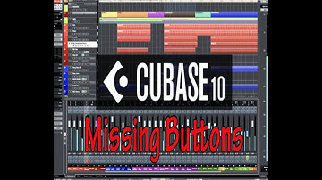 Cubase Pro 10 Missing Buttons