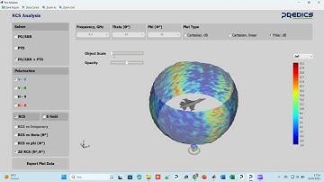 RCS Analysis of F16 fighter at X-band using PREDICS software