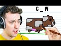 Reacting To MY FRIENDS TERRIBLE Minecraft DRAWINGS!