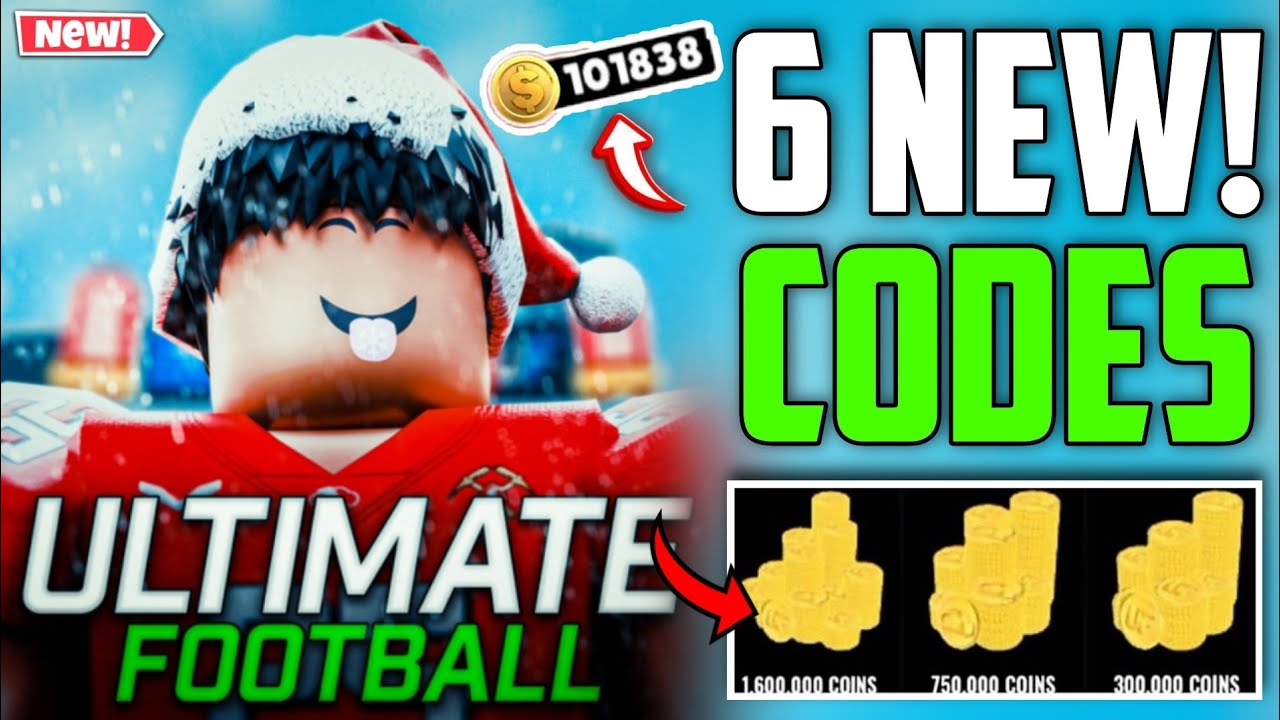 ⚠️UPDATE! CODES⚠️ULTIMATE FOOTBALL ROBLOX CODES 2023- ULTIMATE FOOTBALL ...
