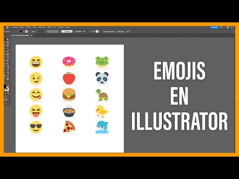 CÓMO USAR EMOJIS en ILLUSTRATOR 😀 EMOTICONOS