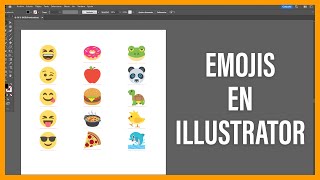 CÓMO USAR EMOJIS en ILLUSTRATOR 😀 EMOTICONOS screenshot 3