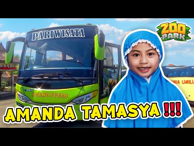 NGANTERIN AMANDA TAMASYA PERTAMA KALI NAIK BIS!! class=