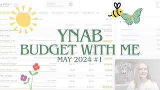 YNAB Budget with Me | May 2024 #1 🌼 | #canadianbudgeting