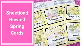 Spring Card Set Process - SheetLoad Rewind to April 2023