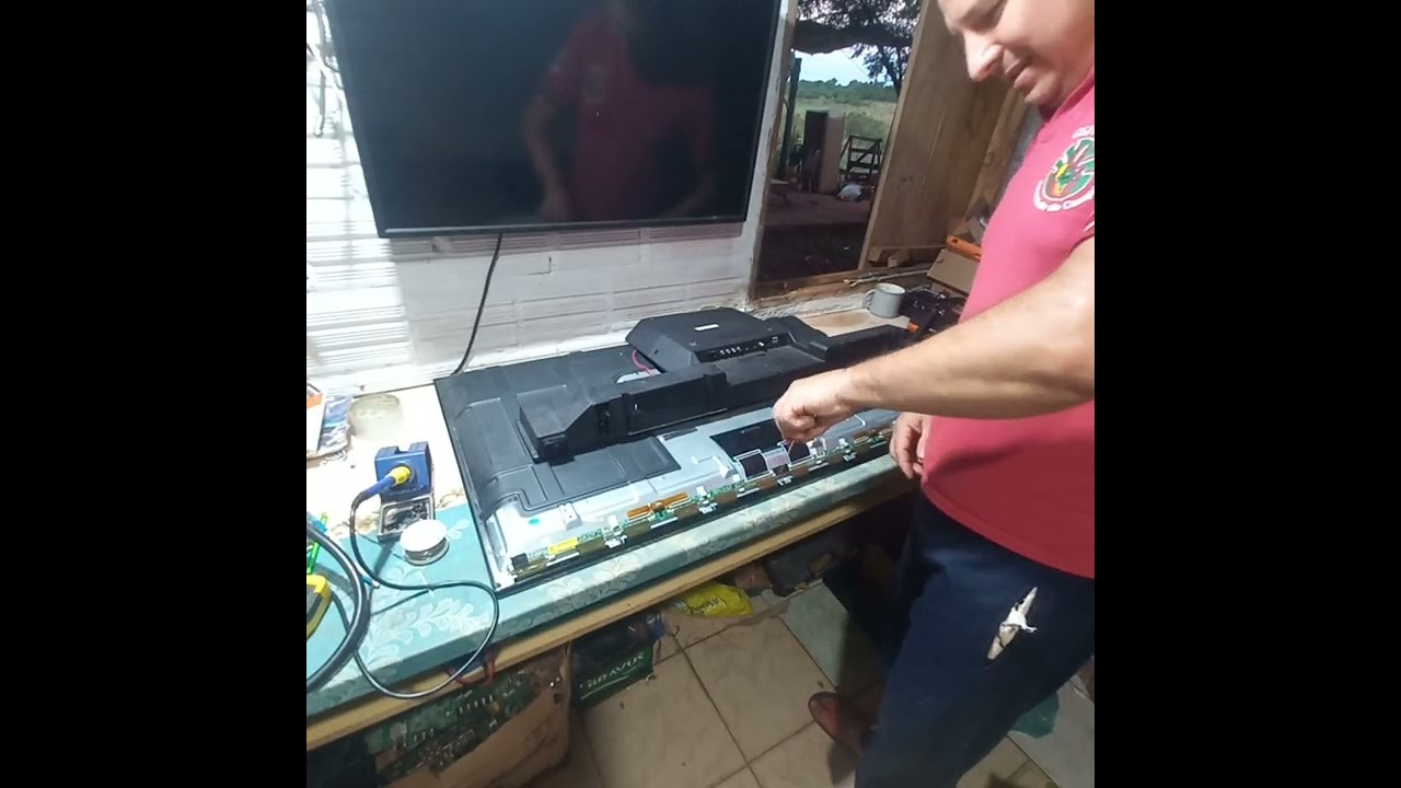 Tv philco 43 reparo nos lds