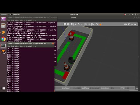 Turtlebot3 Line Detection and following in Gazebo simulator