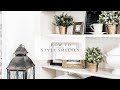 How to Style Shelves