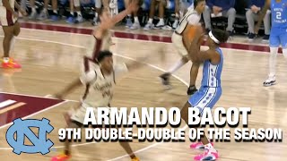 Famous UNC's Armando Bacot Gets His 9th Double-Double of the Season Net Worth