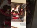Raz 10" Rocking Horse and Train Scene Christmas Figure Set 4617744