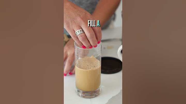 Viral Greek Frappe Coffee Recipe in 30 Secs! 🧊☕️ #shorts #icedcoffeeaddict