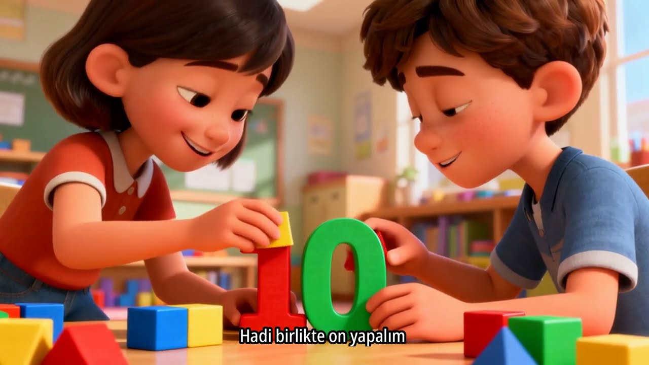 10 Sayısını Öğreniyorum Okul Öncesi | Sayılar Serisi | Eğitici Ve Öğretici Hareketli Çocuk Şarkıları