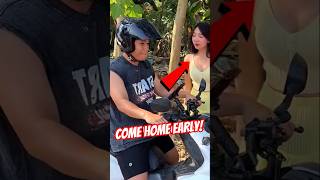 Filipina Wife Says Come Home Early... But Then She Did This