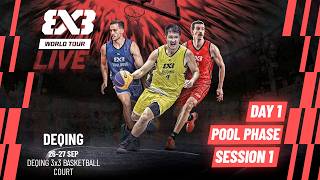 RE-LIVE | FIBA #3x3WorldTour Deqing 2026 | Pool Phase - Session 1 | #3x3Basketball