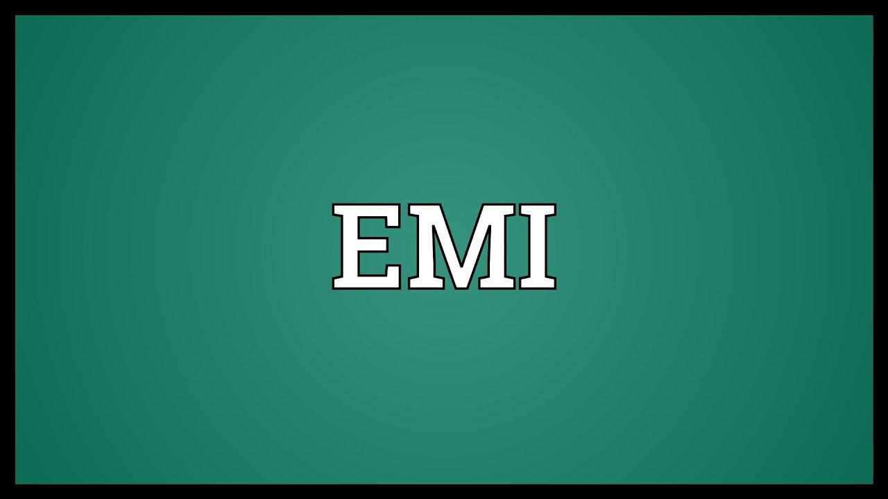 emi under presentation meaning