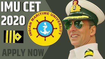 IMU CET APPLICATION FORMS OUT  || THE MERCHANT NAVY  ||