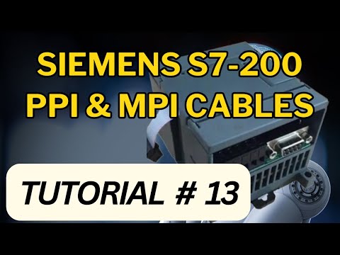 Siemens PLC S7-200 Programming Cables @Tech Reveals