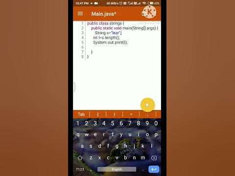 A program in Java to find the length of string || java program - YouTube