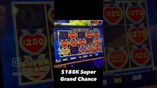 $185K SUPER GRAND CHANCE #slots #casino #jackpot #slotwins screenshot 4