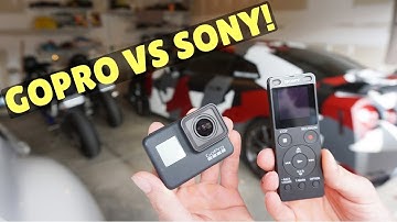 Sony Voice Recorder VS GoPro Hero 7 Black External Microphone TEST!