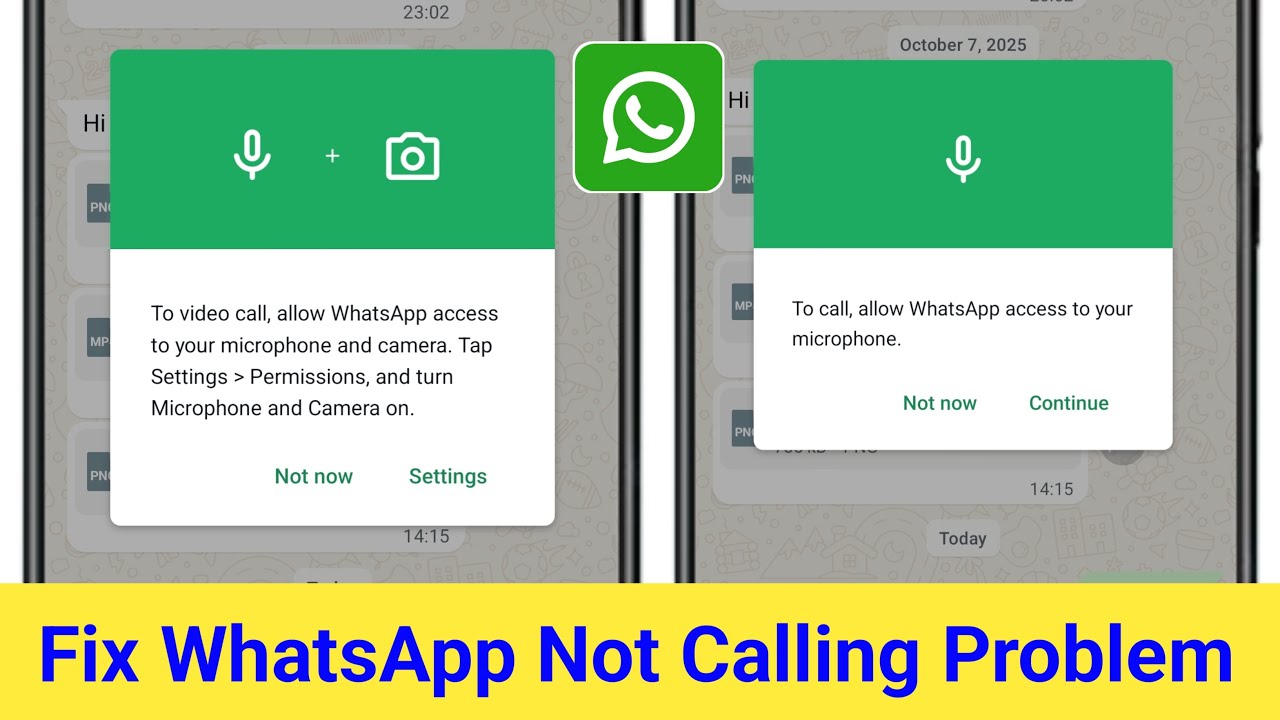 Исправьте проблему с отсутствием звонков в WhatsApp | Чтобы позвонить по видеосвязи, разрешите Wh...
