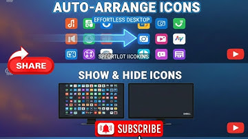 Auto Arrange Icons And Hide Desktop Icons 