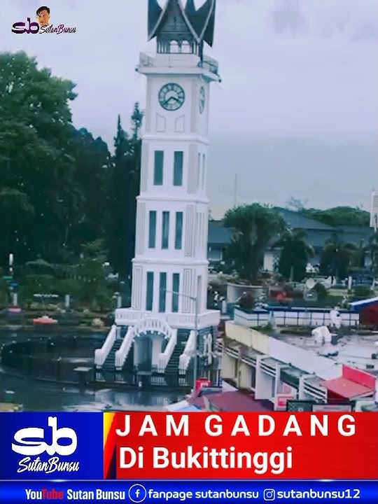 JAM GADANG JO PASA ATEH BUKITTINGGI, Sabana Rancak Dipandang Mato, #shorts, #jamgadangbukittinggi