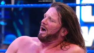 WWE SD Matt Riddle vs AJ Styles for the Intercontinental Championship