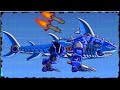 Robot Shark Vs Double Head T-Rex Game Walkthrough (Full Game)