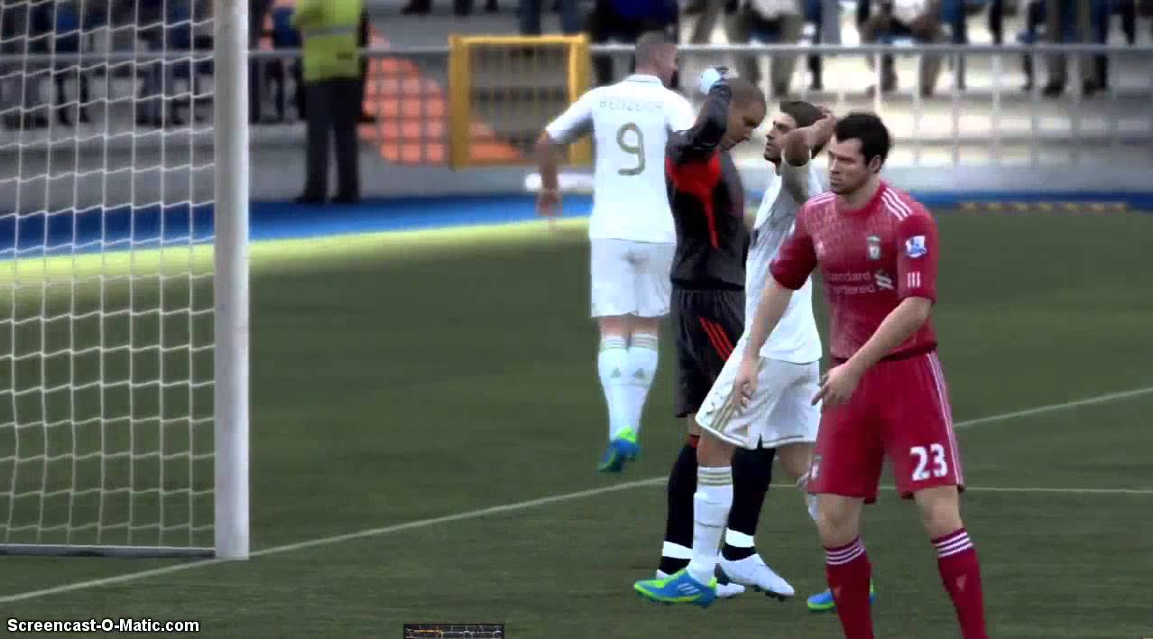 Gameplay de FiFa 12-Real Madrid vs Liverpool - YouTube