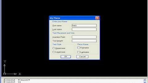 Free AutoCAD Tutorial - How to create AutoLisp with Dialog Box 8/8 - AutoCAD All Version